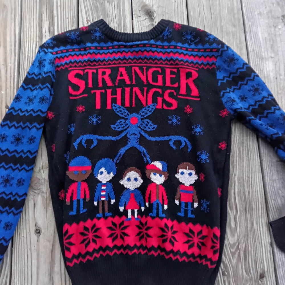 Black and Blue Sweater